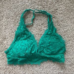 Green Aerie Halter Bralette